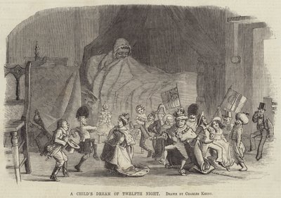 Il sogno di un bambino della Dodicesima Notte da Charles Keene